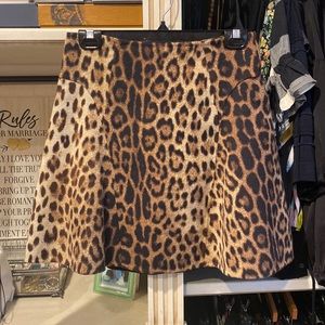 Moschino Cheap & Chic Animal Print Skirt - Size 4